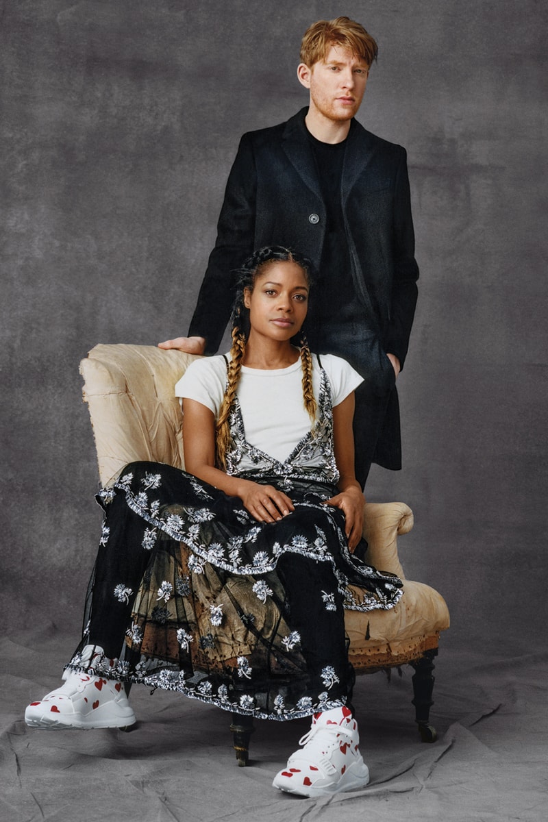 naomie harris domhnall gleeson burberry goodbye farewell Christopher Bailey