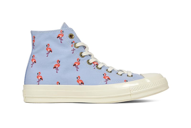 OMG, This Converse Chuck Taylor Is Embroidered with Pink Flamingos