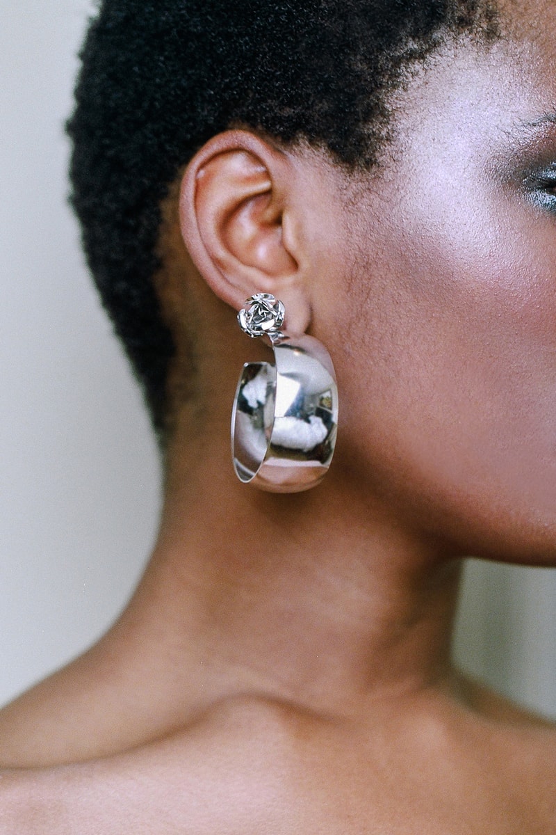 Cuchara Jewelry Spring/Summer 2018 Lookbook Shangri Hoop Earring Silver