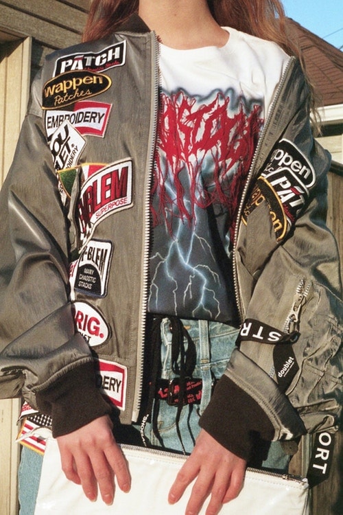 doublet Spring/Summer 2018 Collection RSVP Gallery Editorial Patches Bomber Grey
