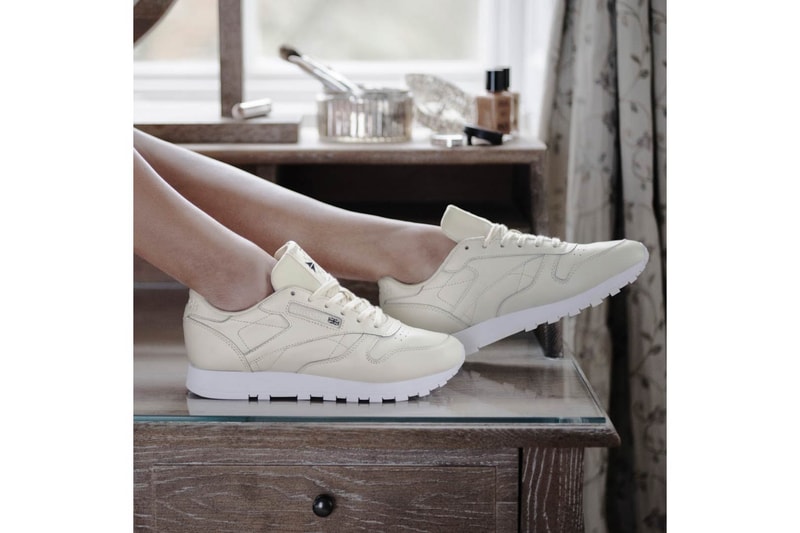 FACE Stockholm Reebok Classic Leather Hazy White Lookbook