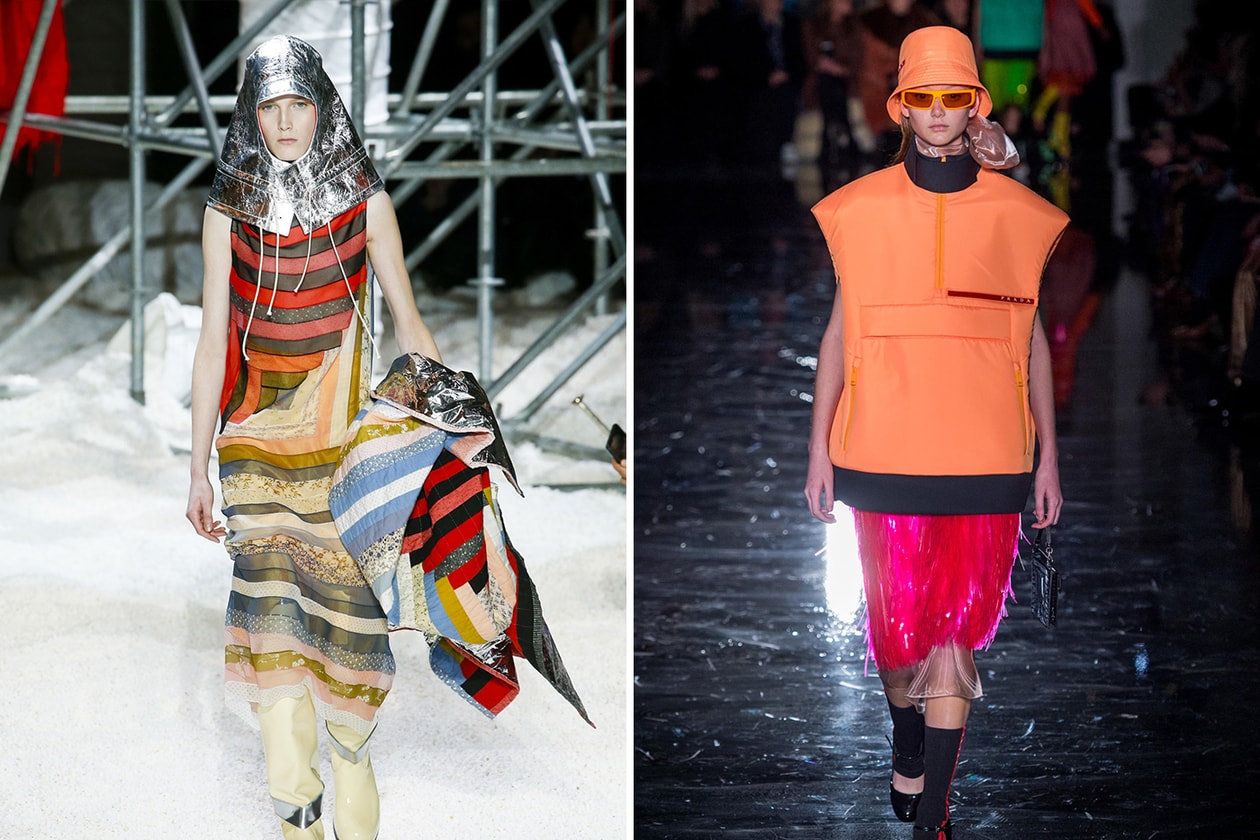 Fall/Winter 2018 Fashion Week Runway Trends Gucci Prada Balenciaga Dior Calvin Klein Raf Simons Versace