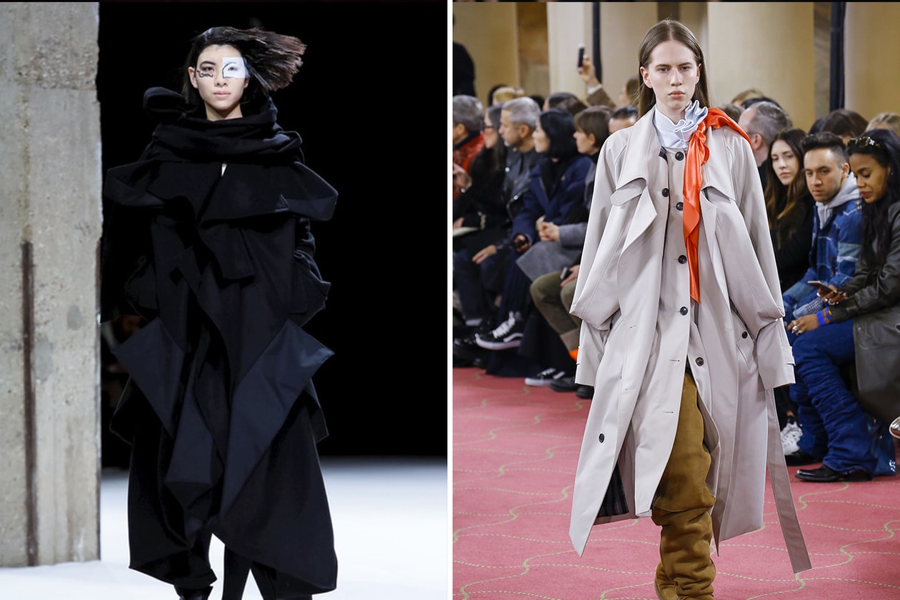 Fall/Winter 2018 Fashion Week Runway Trends Gucci Prada Balenciaga Dior Calvin Klein Raf Simons Versace