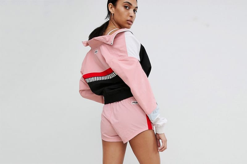 This Retro, Pastel Pink Track Set by FILA Is a Summer Must-Have