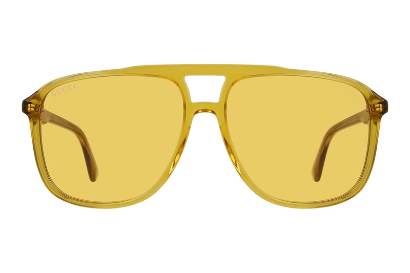 Gucci Monocolor Translucent Retro Sunglasses Vibrant '80s Pink Blue Oversized Where to Buy