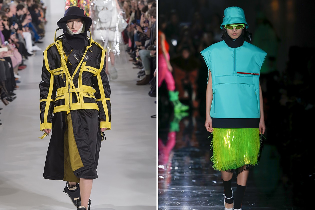 Fall/Winter 2018 Fashion Week Runway Trends Gucci Prada Balenciaga Dior Calvin Klein Raf Simons Versace