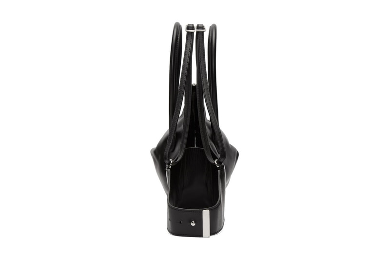 Helmut Lang Shayne Oliver Black Leather Bra Bag Runway Spring Summer 2018