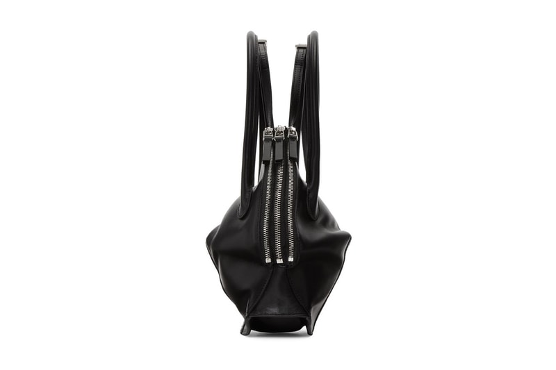 Helmut Lang Shayne Oliver Black Leather Bra Bag Runway Spring Summer 2018