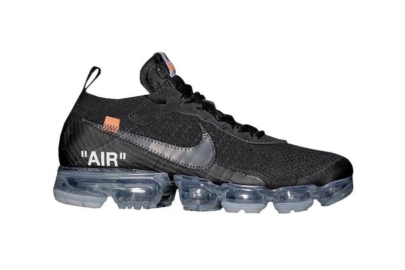 Virgil Abloh Nike Air VaporMax Flyknit Black