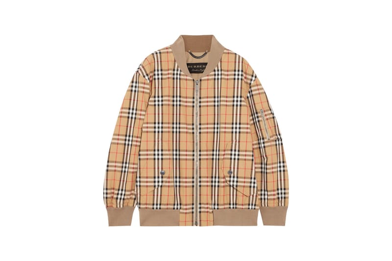 plaid burberry jacket