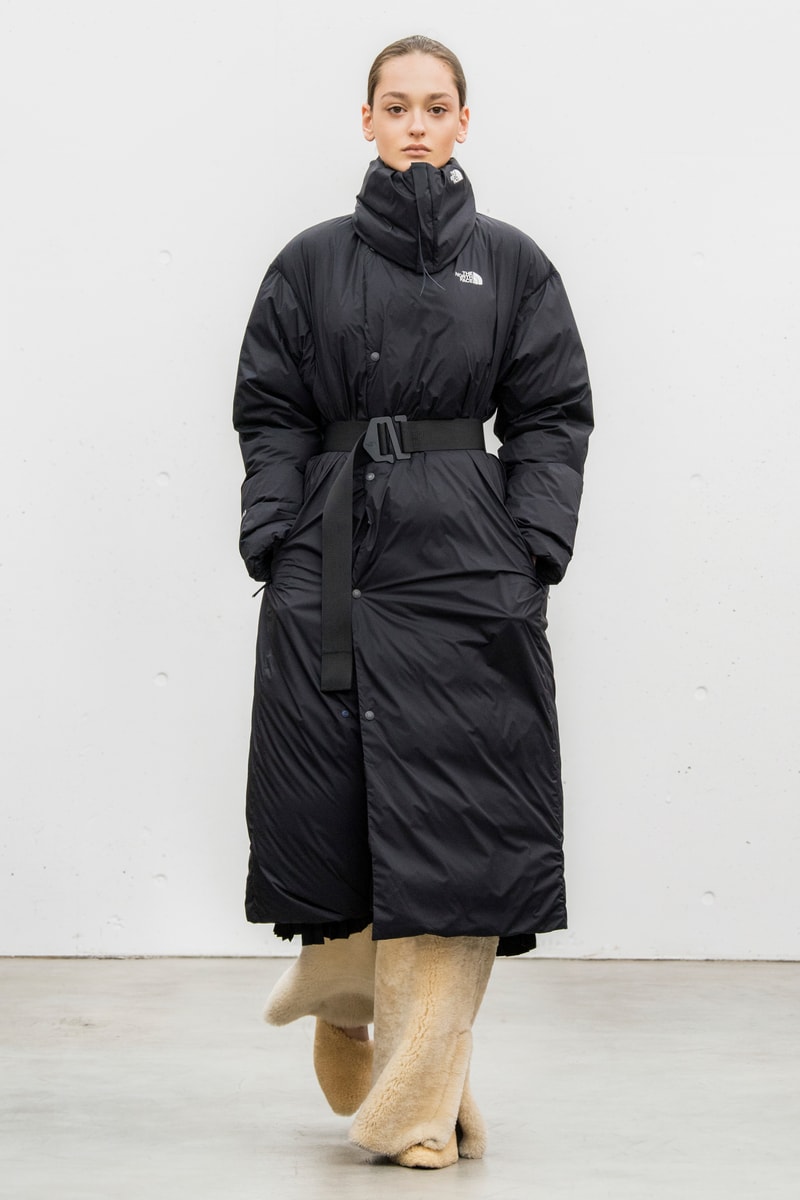 HYKE Fall/Winter 2018 Collection The North Face Collaboration Runway Tokyo Fashion Week TFW TNF Outerwear