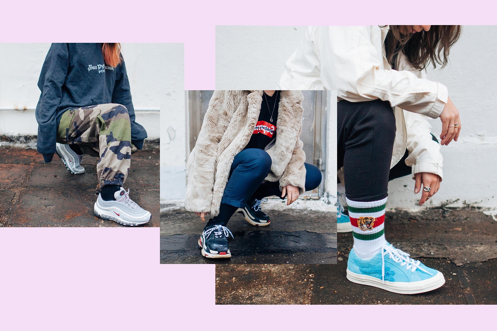 How to Take Perfect HYPEBAE Instagram Photo Supreme Off-White Virgil Abloh Comme des Garcons Louis Vuitton Gucci Designer Bags Sneakers adidas Nike Vetements Alexander Wang