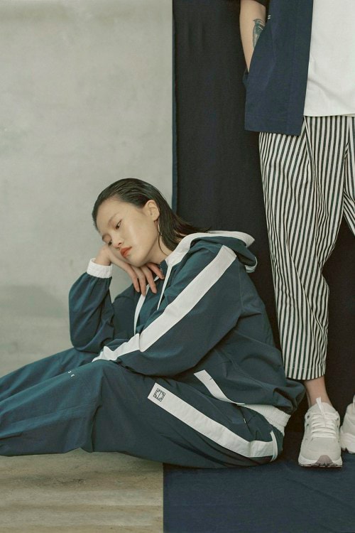 IISE Spring/Summer 2018 Collection Lookbook Track Jacket Pants Green White