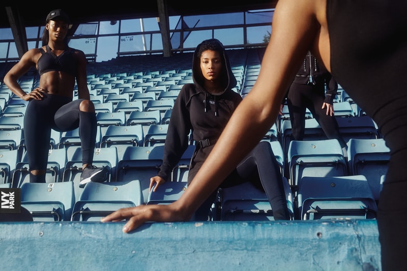 IVY PARK Spring/Summer 2018 Campaign Hat Leggings Hoodie Black