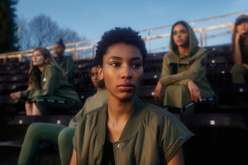 IVY PARK Spring/Summer 2018 Campaign Jacket Leggings Hoodie Green