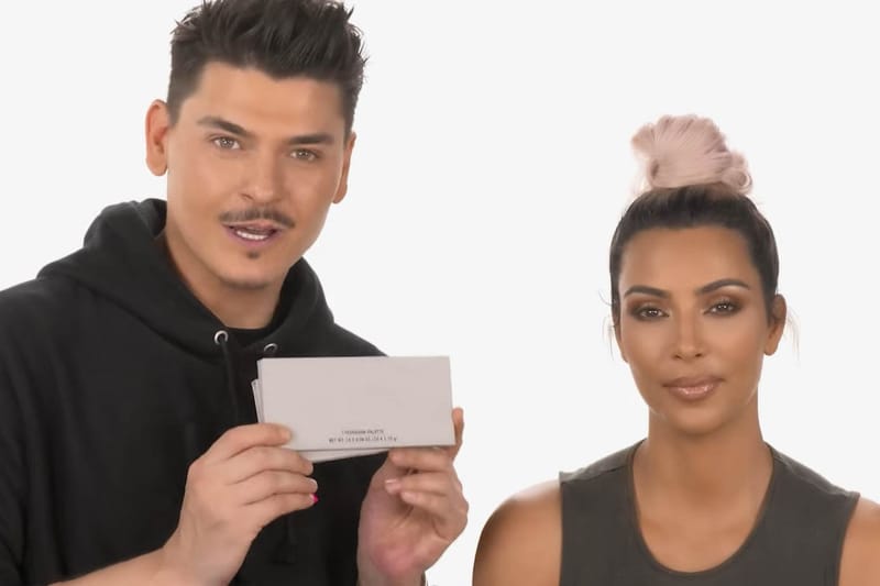Watch Kim Kardashian and Mario's Tutorial for the Upcoming KKW Beauty Collection