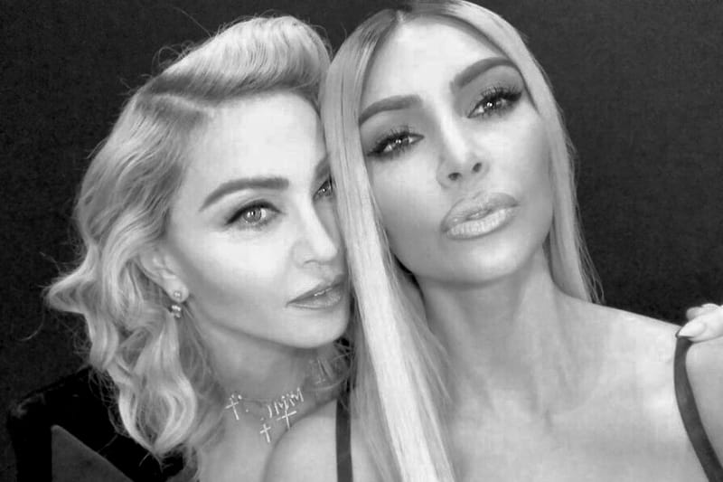 OMG, Kim Kardashian Just Teased an Upcoming Collaboration with Madonna