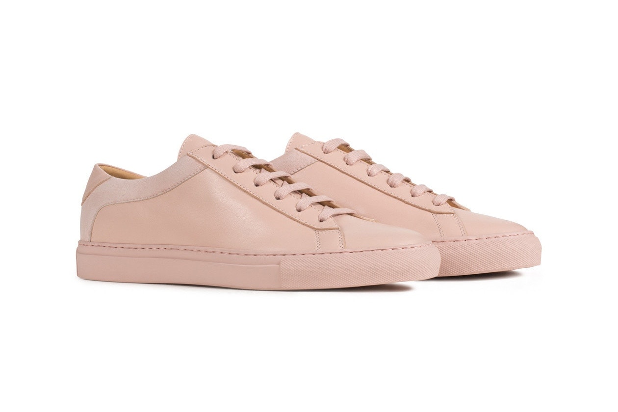 Koio Collective Capri Fiore Pink Sneaker Review Minimalist Minimalism Millennial Pastel Leather Suede Price Where to Buy Release Dusty