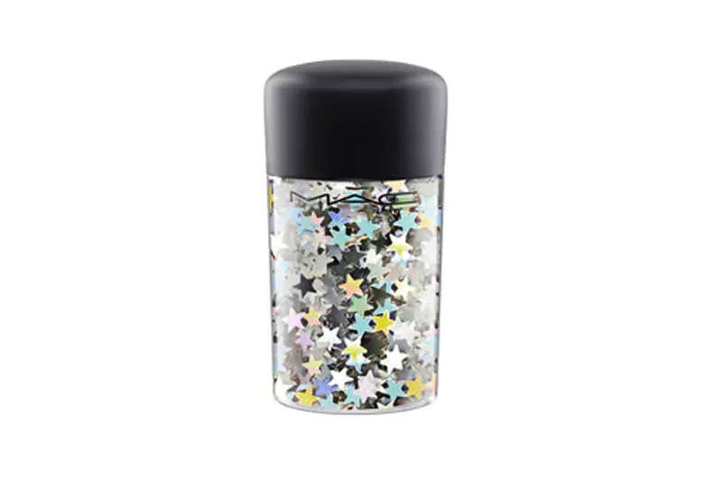 MAC Glitter Pigment Pink Hearts Silver Stars
