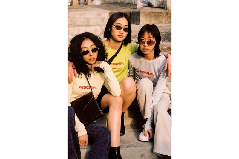 MISCHIEF's Spring/Summer 2018 Lookbook Streetwear Korean Label Fashion Retro Staple Pieces Street Style Girl Gang