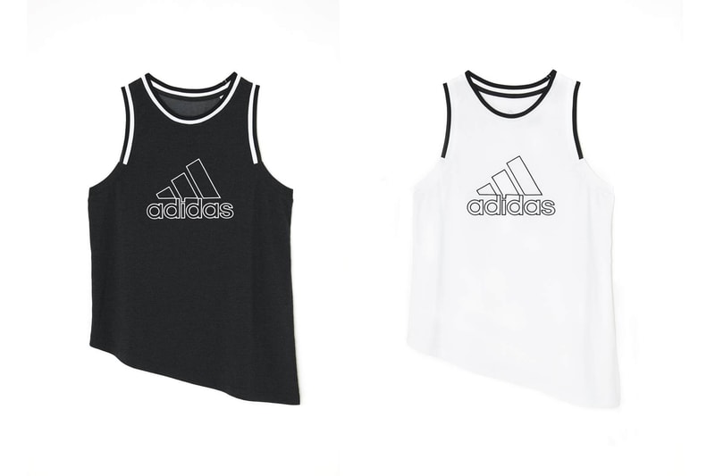MOUSSY adidas Japan Spring Summer 2018 Collection Big Logo Tank Black White