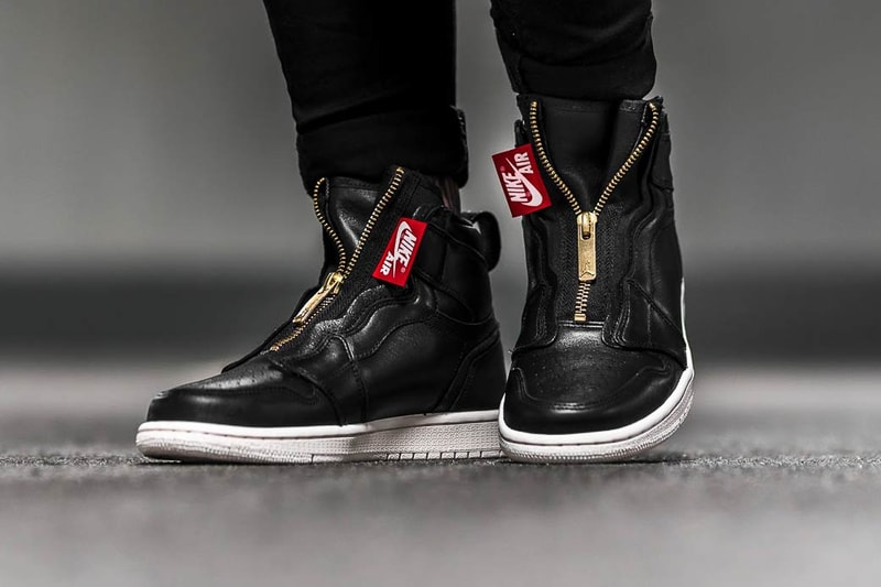 Nike Air Jordan 1 Hi Zip Black