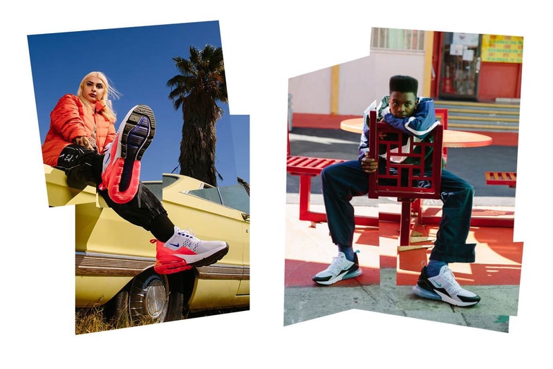 Nike Air Max 270 White Solar Red Sanam Jay Versace Editorial