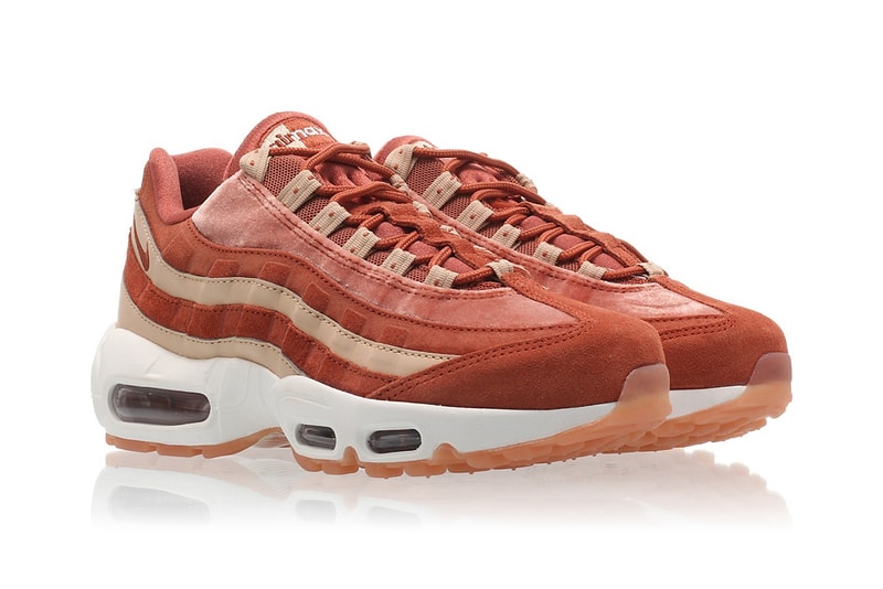 Nike Air Max 95 Dusty Peach Bio Biege Velvet Suede Leather Pink Orange Coral