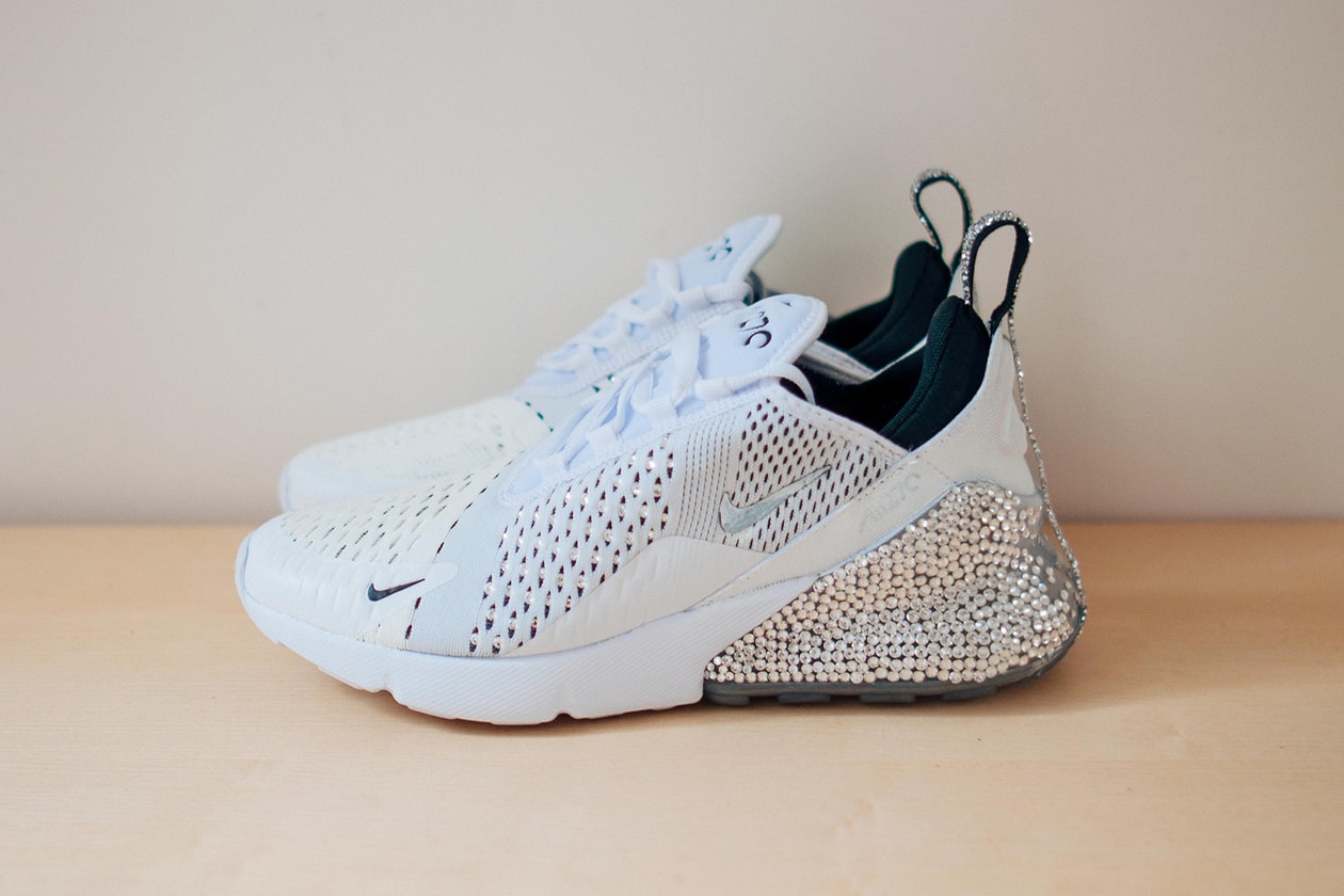 Nike Air Max Day 2018 Custom Sneakers Women DIY Customize Swarovski Crystals Frankie Collective Sara Gourlay Streetwear Art Design Mega McGrath Streetscript Stephanie Au Swimmer Sophia Wilson Elizabeth De La Piedra 95 90 270