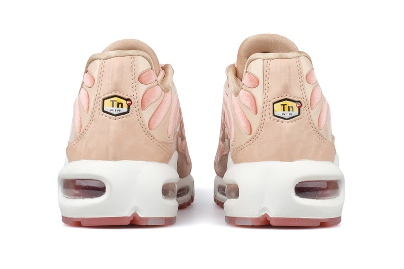 Nike Air Max Plus LX Dusty Peach Velvet pastel lux tn tuned retro 90s womens sneakers where to buy bodega