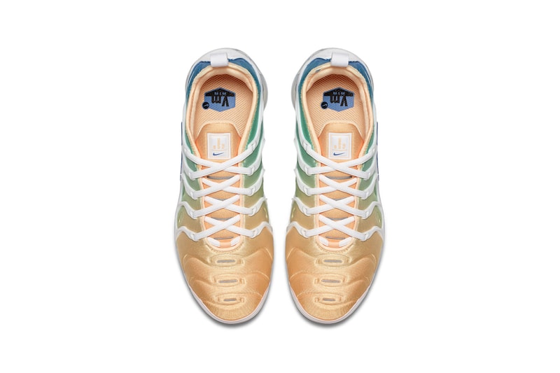 Nike Air VaporMax Blue Green Gold Gradient