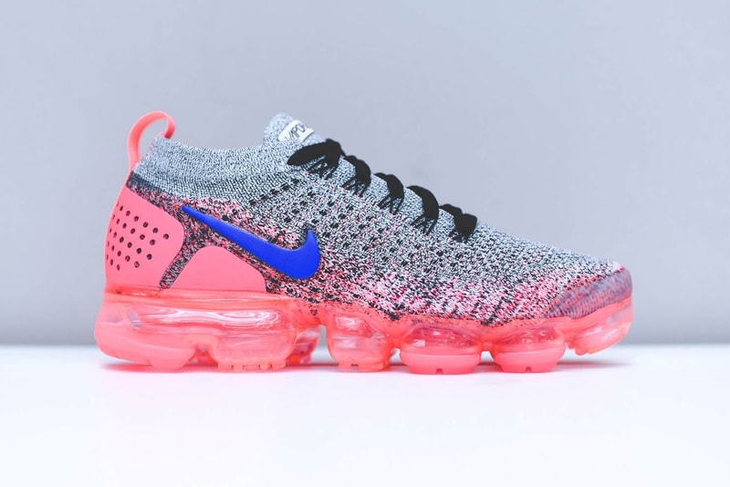 Nike Air VaporMax Flyknit 2.0 White Blue Crimson