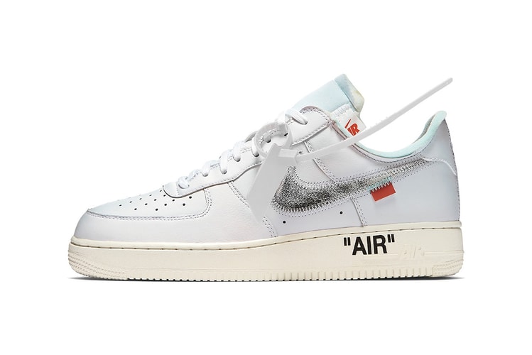 Here's Your First Look at the Virgil Abloh x Nike Air Force 1 "White"