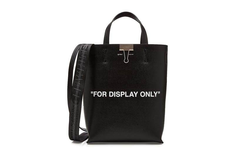 Off-White™ Releases an All-Black "Virgil Was Not Here" Shoulder Bag