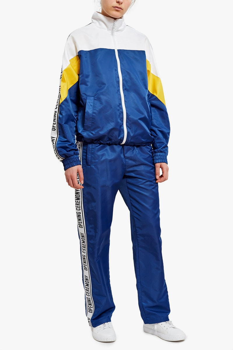 Opening Ceremony Retro Tracksuits in Blue/Red White Sporty Fashion Trend Vintage