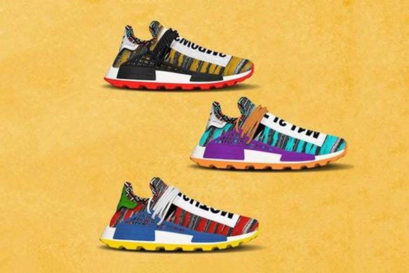 Here's Your First Look at Pharrell x adidas Originals' Afro Hu NMD Pack