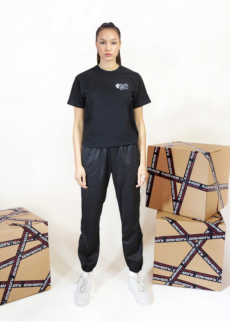 Places+Faces Spring/Summer 2018 Lookbook Joggers Black