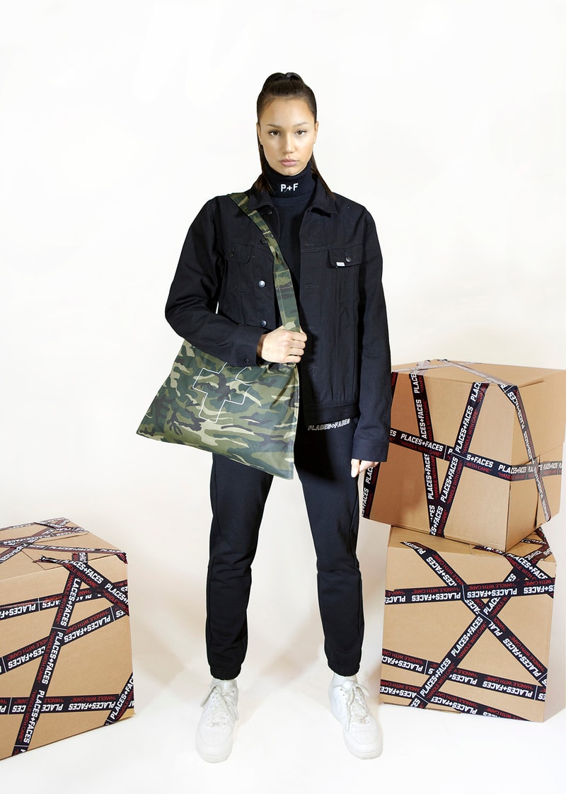 Places+Faces Spring/Summer 2018 Lookbook Camo Tote