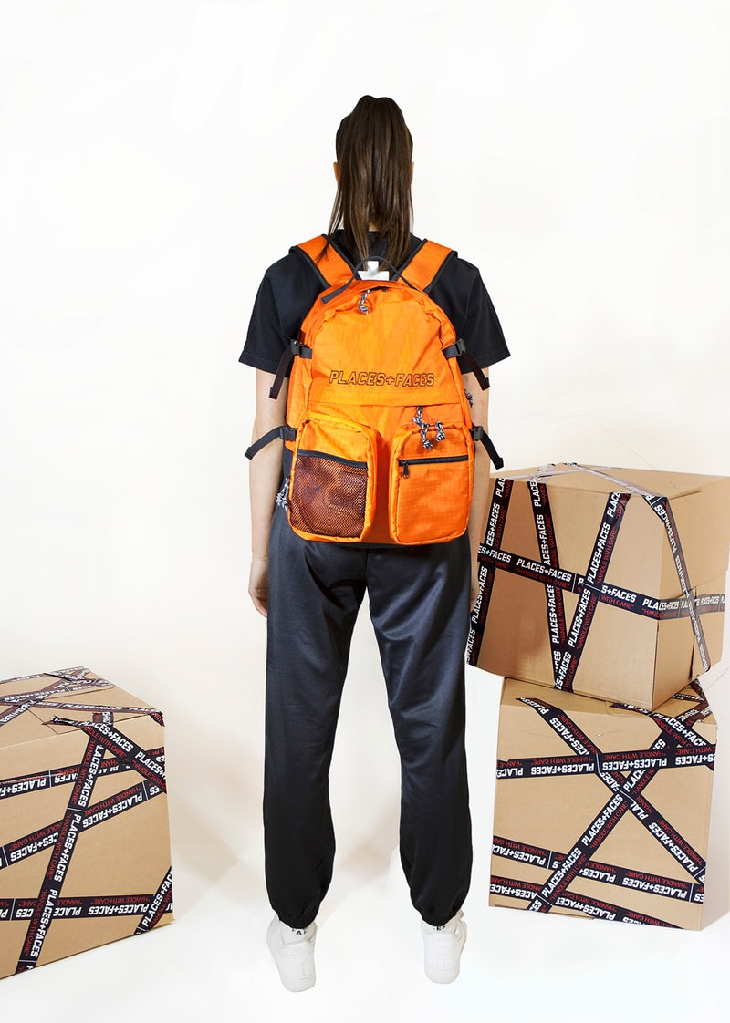 Places+Faces Spring/Summer 2018 Lookbook Backpack Orange