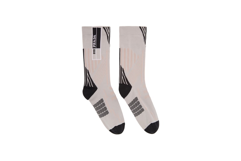 Where to Buy Prada Printed Logo Socks Pink Black Red White Cloudbust Spring Miuccia Prada