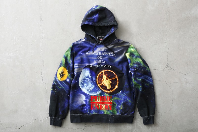 Supreme Public Enemy UNDERCOVER Hoodie Black