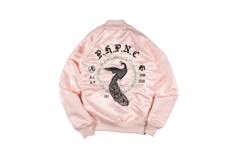 Richardson Spring/Summer 2018 Collection Souvenir Bomber Jacket Pink