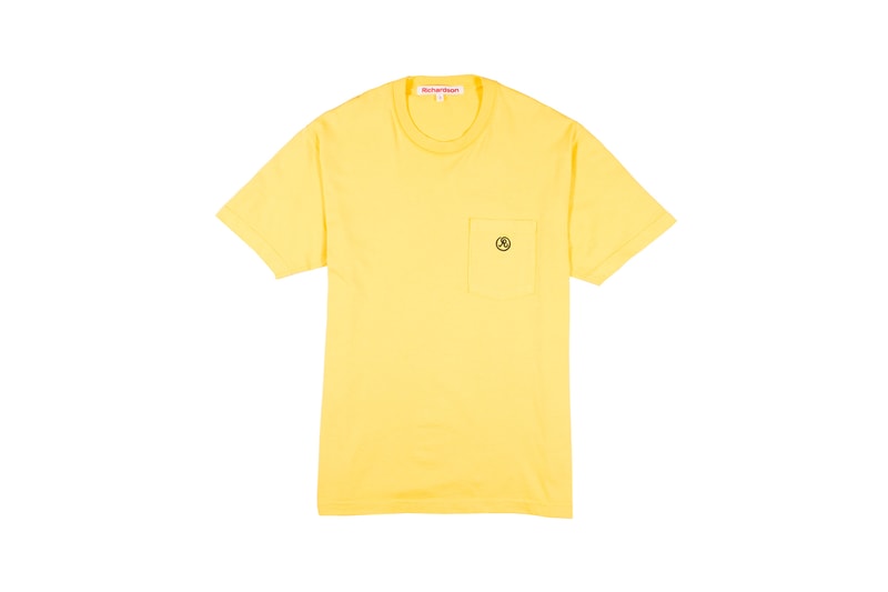 Richardson Spring/Summer 2018 Collection Glyph Pocket T-Shirt Saffron