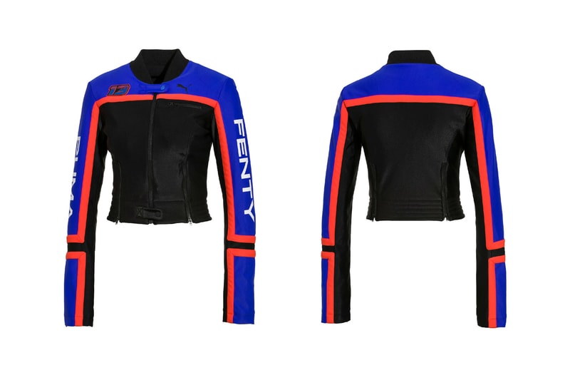 Rihanna Fenty PUMA Spring Summer 2018 Scuba Panelled Biker Jacket