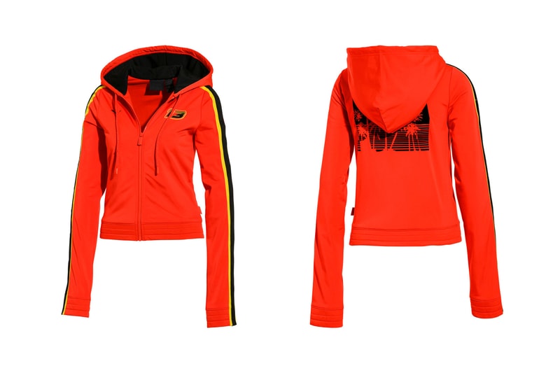 Rihanna Fenty PUMA Spring Summer 2018 Fitted Tearaway Tracksuit Top Cherry Tomato