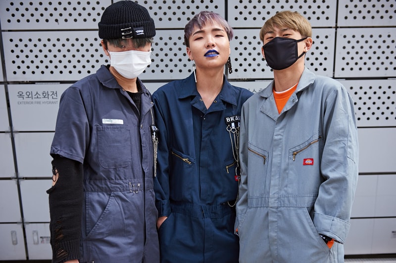 seoul fashion week street style nike virgil abloh air jordan 1 gucci balenciaga kappa