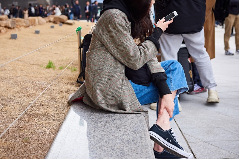 seoul fashion week street style nike virgil abloh air jordan 1 gucci balenciaga kappa