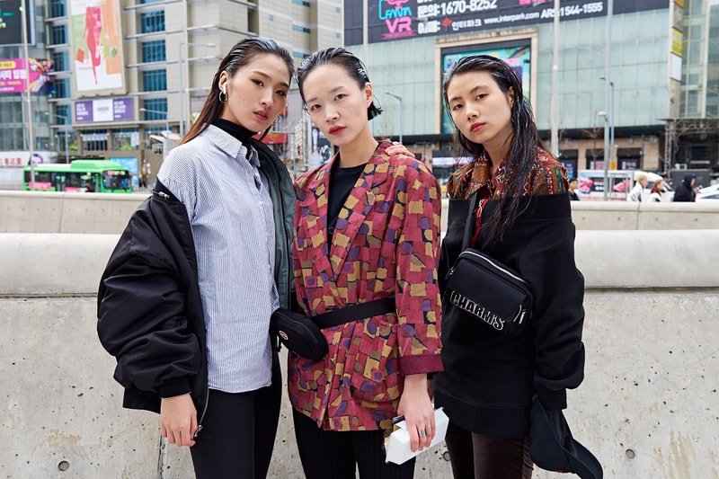 seoul fashion week street style nike virgil abloh air jordan 1 gucci balenciaga kappa