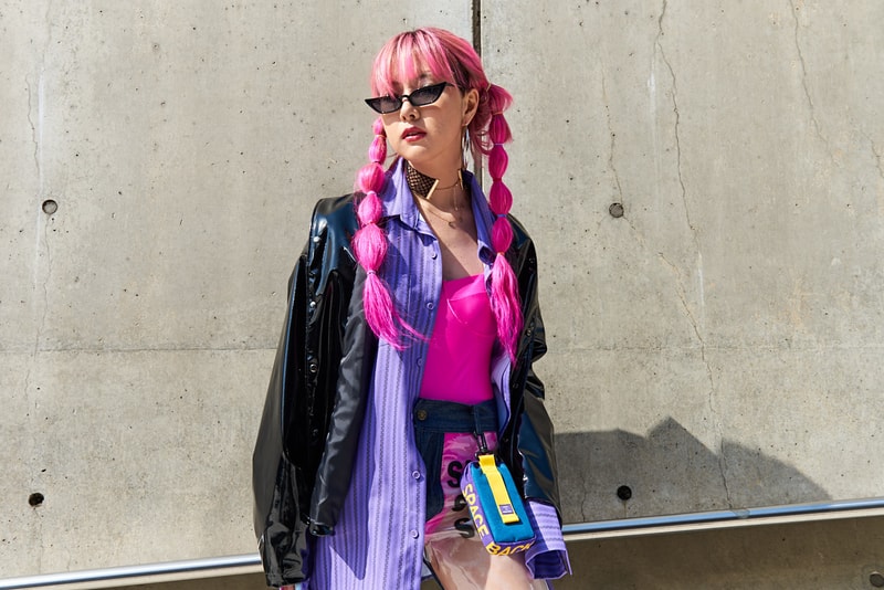 Seoul Fashion Week Fall/Winter 2018 Street Style Streetsnaps Women Streetwear Dior Off-White Nike Air Max 270 ACG Burberry