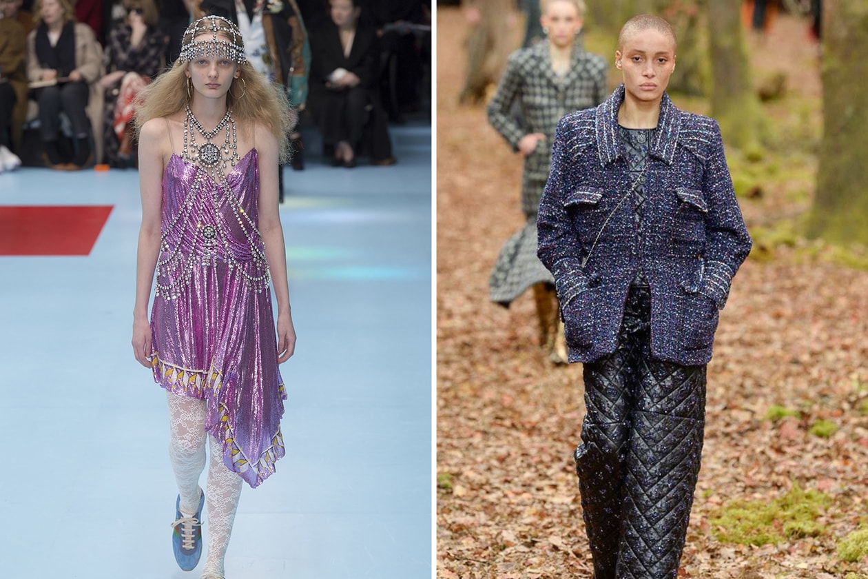 Fall/Winter 2018 Fashion Week Runway Trends Gucci Prada Balenciaga Dior Calvin Klein Raf Simons Versace